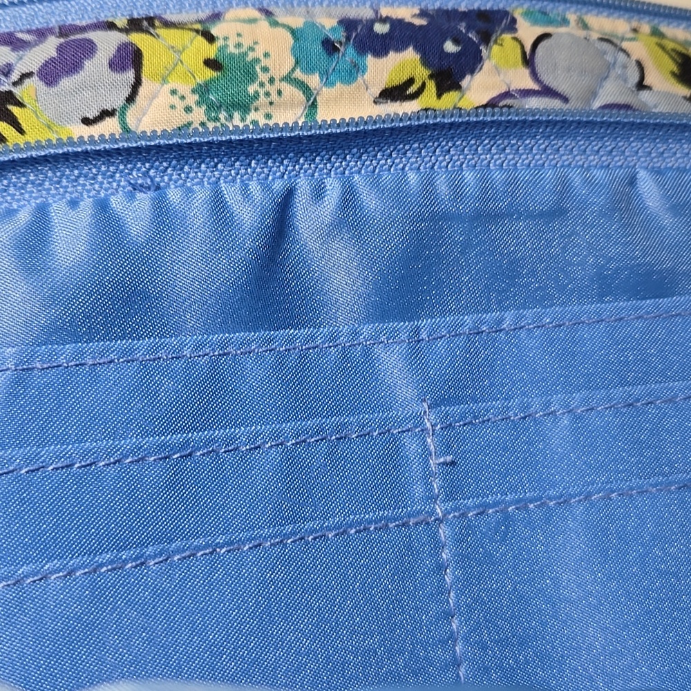 Vera Bradley Blueberry Blooms Cross-body Bag - Picture 4 of 5